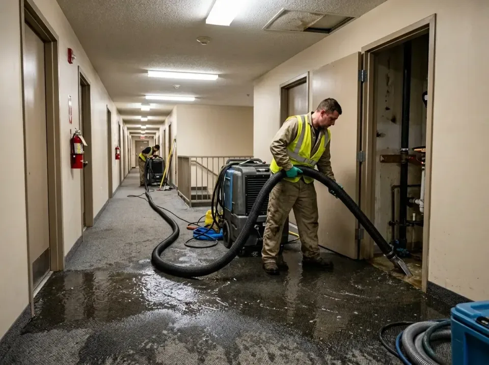 multi-unit-apartment-hallway-f-005 — frequently asked questions, Emergency Burst Pipe Water Extraction & Removal in Stow, OH